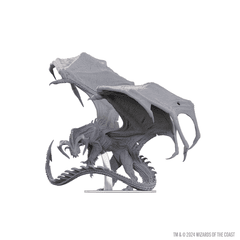 Dungeons & Dragons - Unpainted Minis - Adult Black Dragon